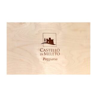 Castello di Meleto. - Weinkistendeckel