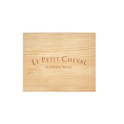 Le Petit Cheval Blanc II - Weinkistendeckel